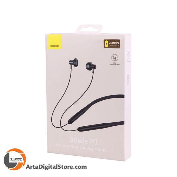 هندزفری بلوتوث گردنی باسئوس Baseus Bowie P1 Black