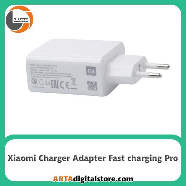 آداپتور شارژر شیائومی Xiaomi  Fast Charging Pro MDY-10-EW White بدون پک