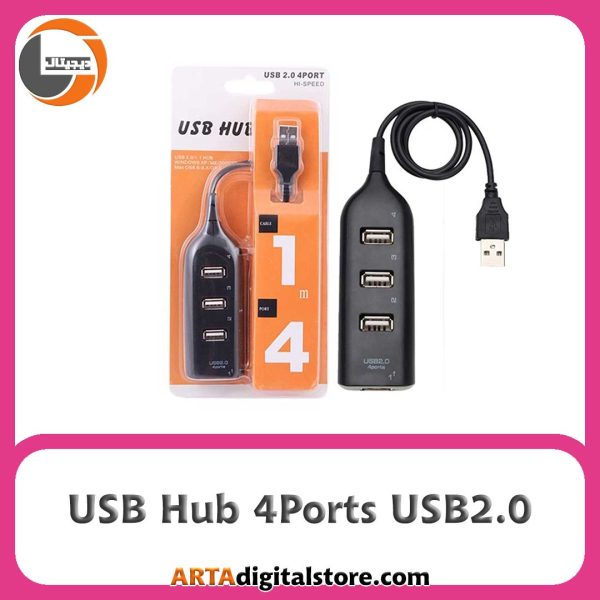 هاب USB 2.0 چهار پورت مدل Hi-Speed