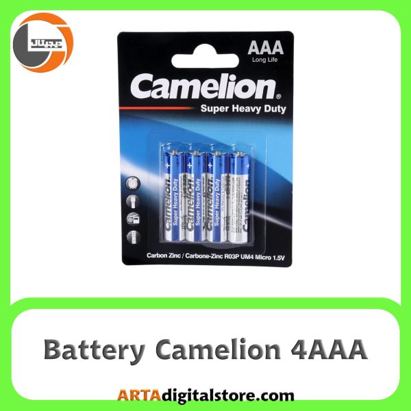 باتری چهارتایی نیم قلمی Camelion 4AAA Super Heavy Duty