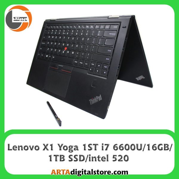 لپ تاپ زیبا، نازک، سبک، قلم دار Lenovo X1 Yoga استوک