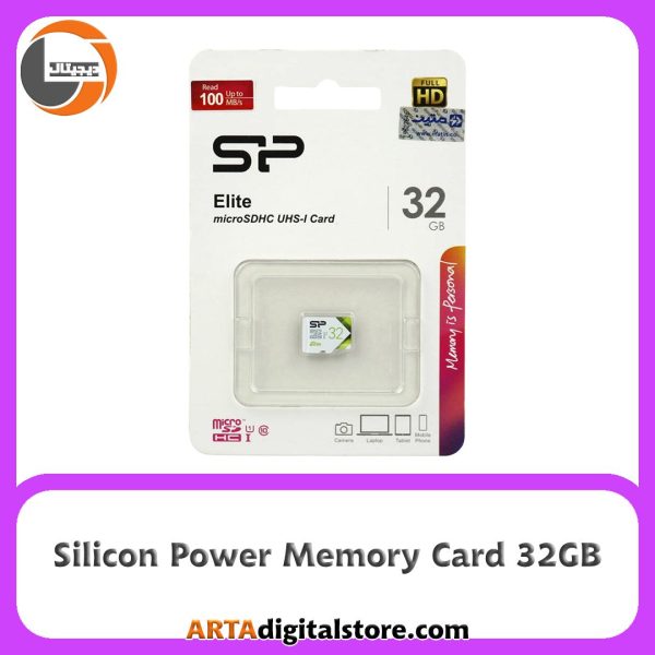 مموری کارت  Memory Card Micro SD Silicon Power Elite C10 U1 32GB 100MB/s