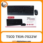 موس و کیبورد بی سیم تسکو TSCO TKM-7022W Black