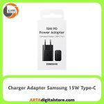 شارژر 15 وات سامسونگ Charger Adapter Samsung Type-C 15W Black