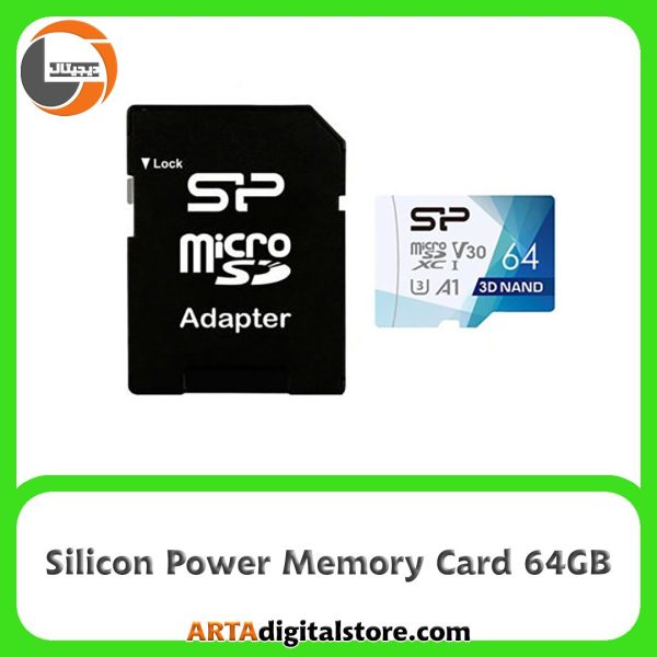 مموری کارت Memory Card Micro SD Silicon Power Superior Pro  A1 U3 64GB 100MB/s