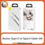 کابل فست شارژ Type-C to Type-C Cable Baseus Cat JK-D01 2M Black Silver