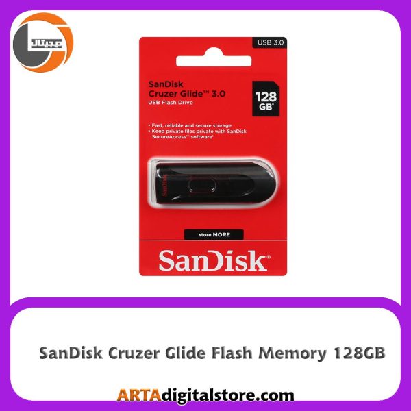 فلش مموری SanDisk Cruzer Glide 128GB Black