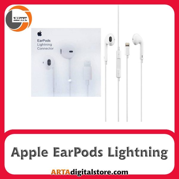 هندزفری آیفون Apple EarPods Lightning White