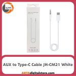 کابل تبدیل تایپ سی به جک 3.5 AUX to Type-C JH-CM21 White