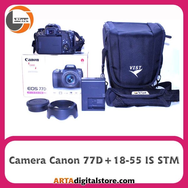 دوربین Canon 77D + 18-55 IS STM