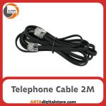 کابل تلفن Telephone Cable White طول 2m
