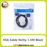 کابل VGA Verity Black طول 1.5 متر