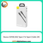 کابل Baseus CATGD-A02 Type-C To Type-C Cable White طول 2M