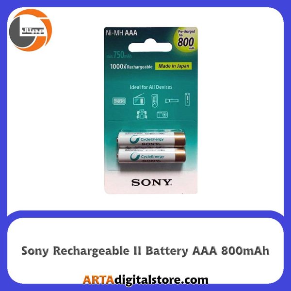 باتری شارژی سونی نیم قلم Sony 800mAh Rechargeable II