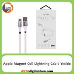 کابل لایتنینگ Lightning Cable Yesido Magnet Coil CA61 White