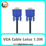 کابل لوتوس VGA Cable Lotus Black طول 1.5m