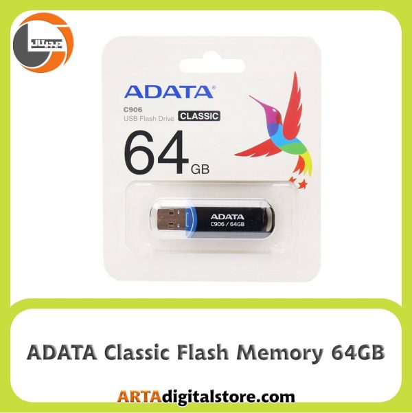 فلش مموری ADATA Classic C906 64GB Black