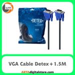 کابل VGA Cable Detex+ Black طول 1.5m