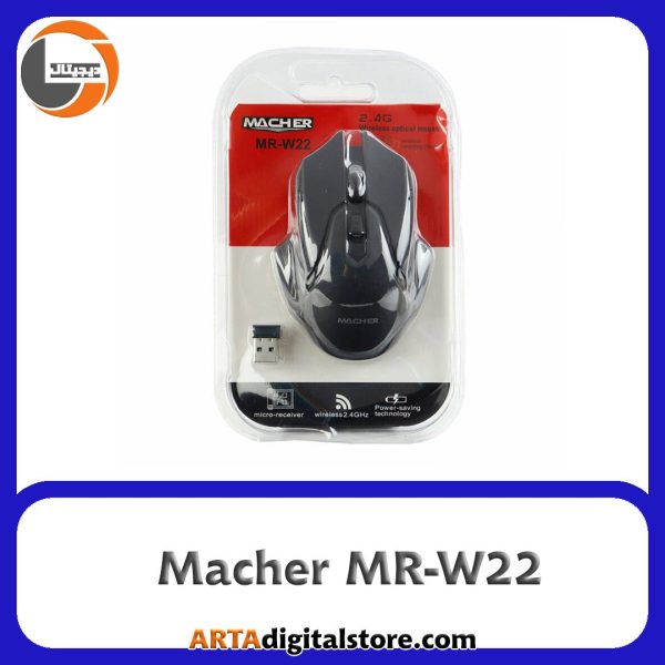 موس بی سیم Macher MR-W22 Black