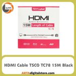 کابل تسکو HDMI Cable TSCO TC78 Black طول 15 متر