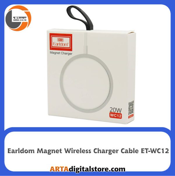 شارژر بی سیم Earldom Magnet Charger ET-WC12 White