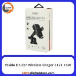 هولدر و شارژر بی سیم Yesido C121 15W Black