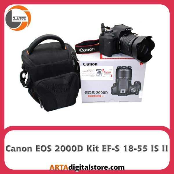 دوربین کنون Canon EOS 2000D Kit EF-S 18-55 IS II