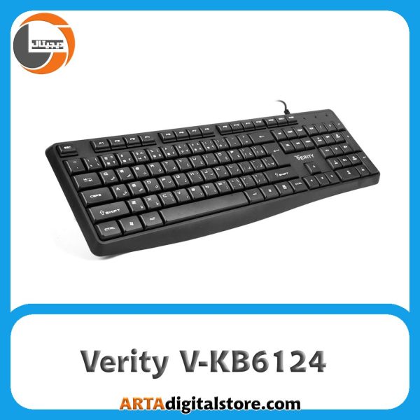 کیبورد وریتی  Verity V-KB6124 Black