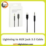 کابل تبدیل Lightning to AUX Jack 3.5 Black