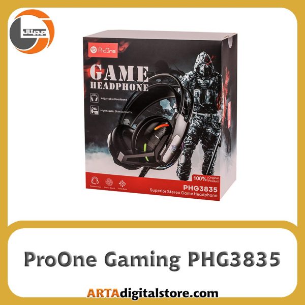 هدفون گیمینگ پرووان ProOne Gaming PHG3835 Black