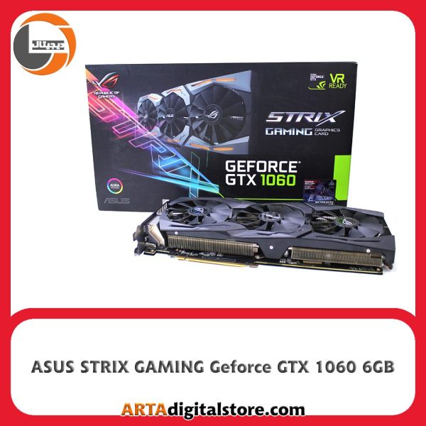 کارت گرافیک ایسوس ASUS STRIX GAMING Geforce GTX 1060 6GB Black