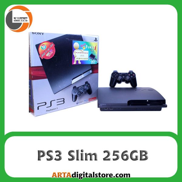 کنسول PS3 Slim 256GB دو دسته