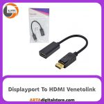 تبدیل Displayport To HDMI Venetolink Black