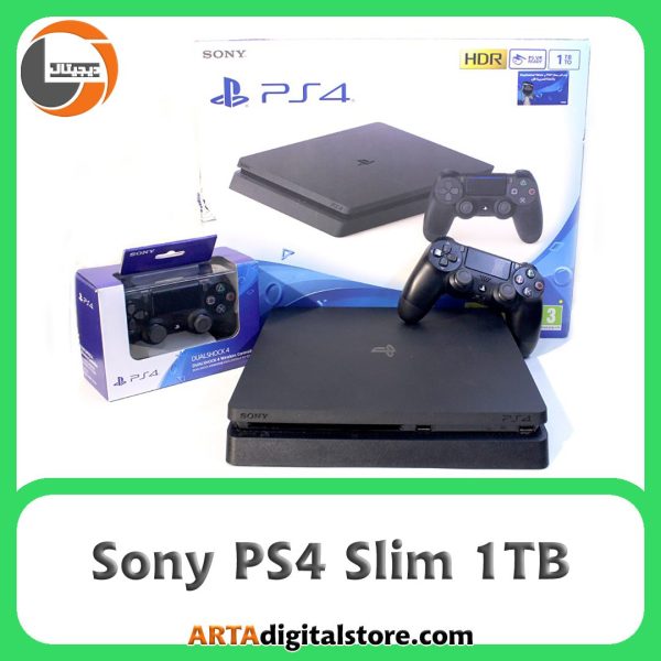 کنسول Sony Ps4 Slim 1TB با دسته اضافه
