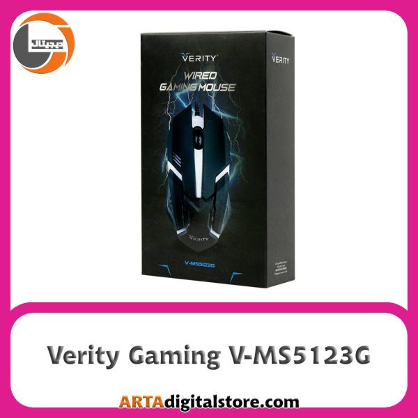 موس گیمینگ وریتی Verity Gaming V-MS5123G Black & Gray