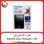هارد اکسترنال ADATA Slim HV620S 1TB Black