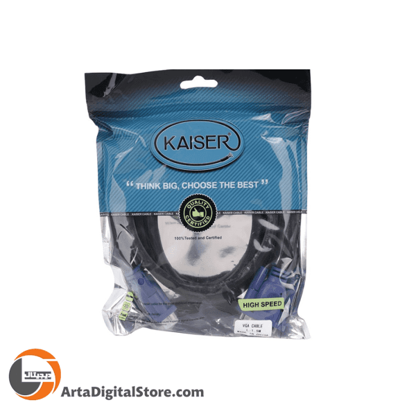 کابل VGA Cable Kaiser 1/5M Black