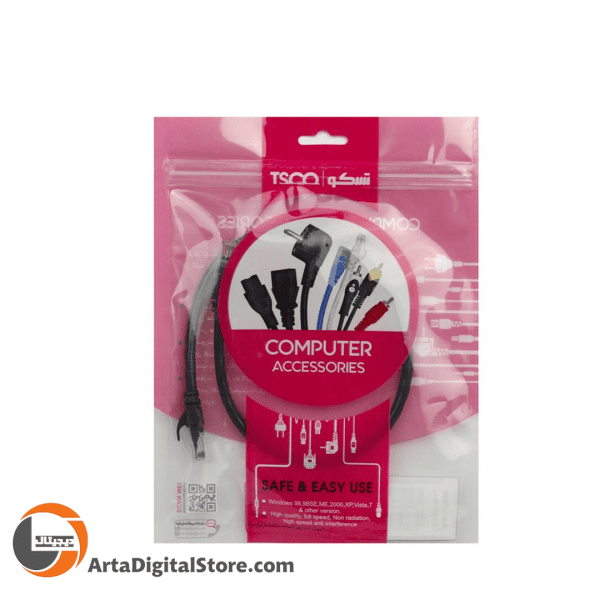 کابل Network Cable Cat6 TSCO UTP 50CM TNC605 Green