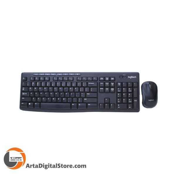 موس و کیبورد بی سیم لاجیتک  Mouse & Keyboard Logitech MK270 Black