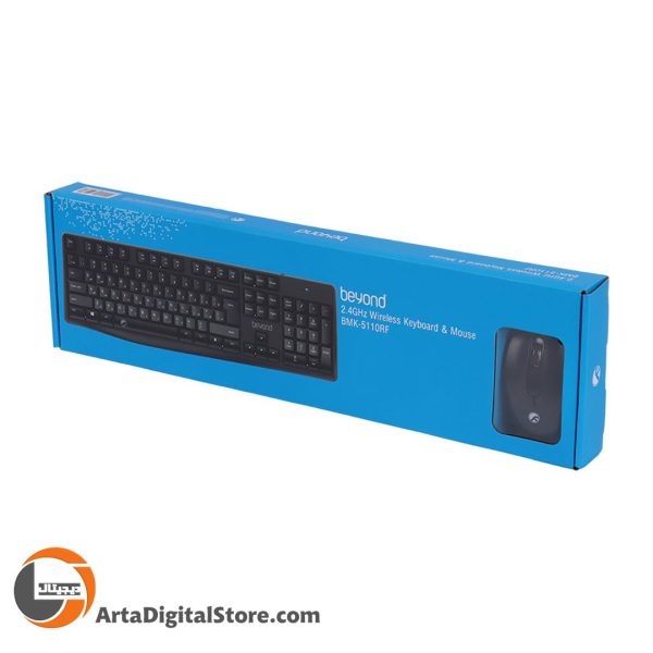 موس و کیبورد بی سیم Beyond BMK-5110RF Black