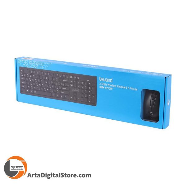 موس و کیبورد بی سیم Beyond BMK-5210RF Black