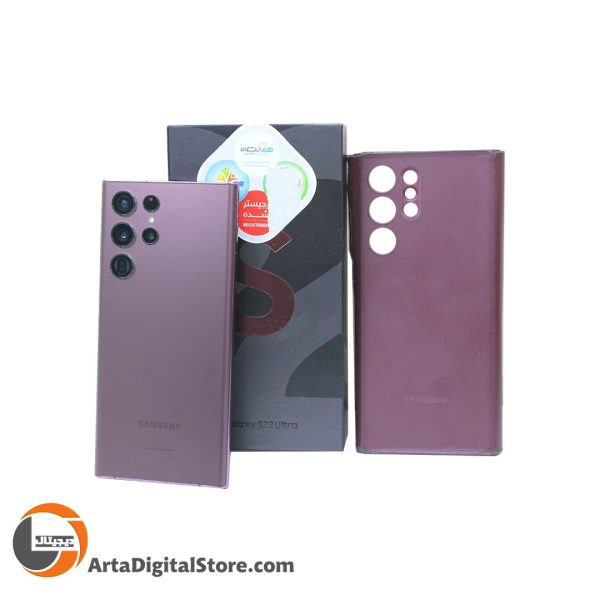 سامسونگ Samsung Galaxy S22 Ultra 12GB/256GB Burgundy
