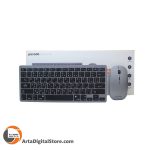 موس و کیبورد بی سیم پرودو Porodo PD-BTKBMCO-GY