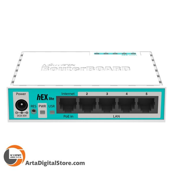 روتر میکروتیک MikroTik HEX Lite RB750R2 White