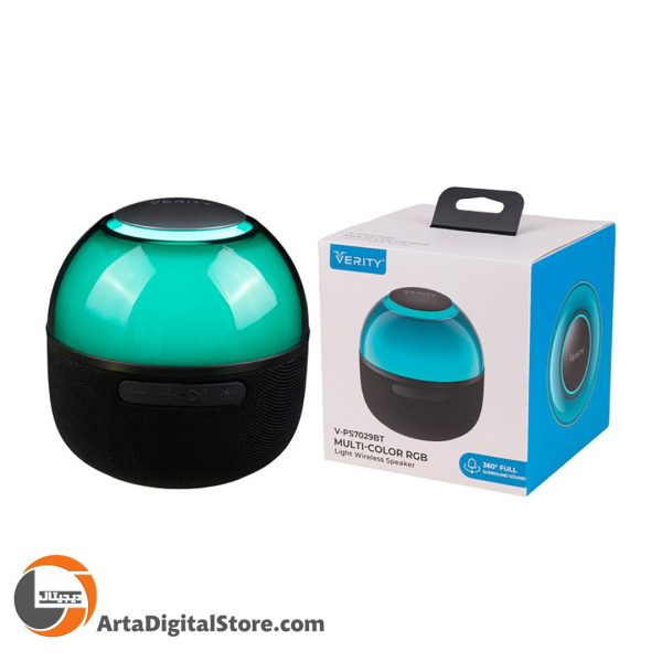 اسپیکر بلوتوثی وریتی Verity V-PS7029BT Black and Blue