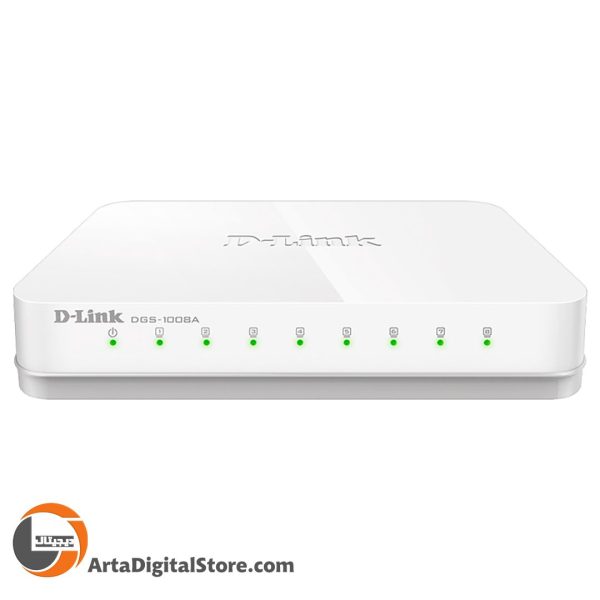 سوییچ 8 پورت D-Link DGS-1008A White