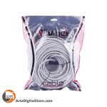 کابل شبکه Network Cable Cat6 V-net V-NCP6U300 UTP Cat6 طول 30m