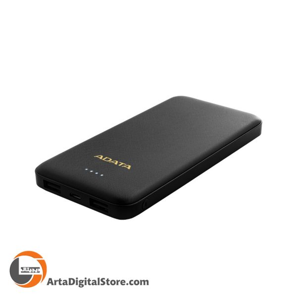 پاور بانک فست شارژ ای دیتا ADATA 10000mAh T10000 10W Black