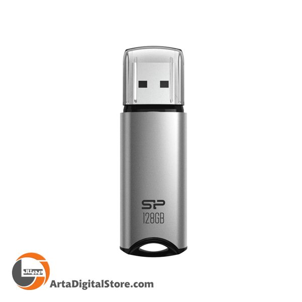 فلش مموری Silicon Power Marvel M02 USB3.2 128GB Silver