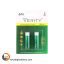 باتری دوتایی نیم قلمی شارژی Verity Rechargeable Ni-MH HR03 AAA 900mAh